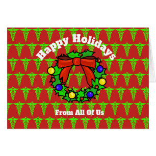 Grupo Médico Caduceus e Cartão de Natal Wreath