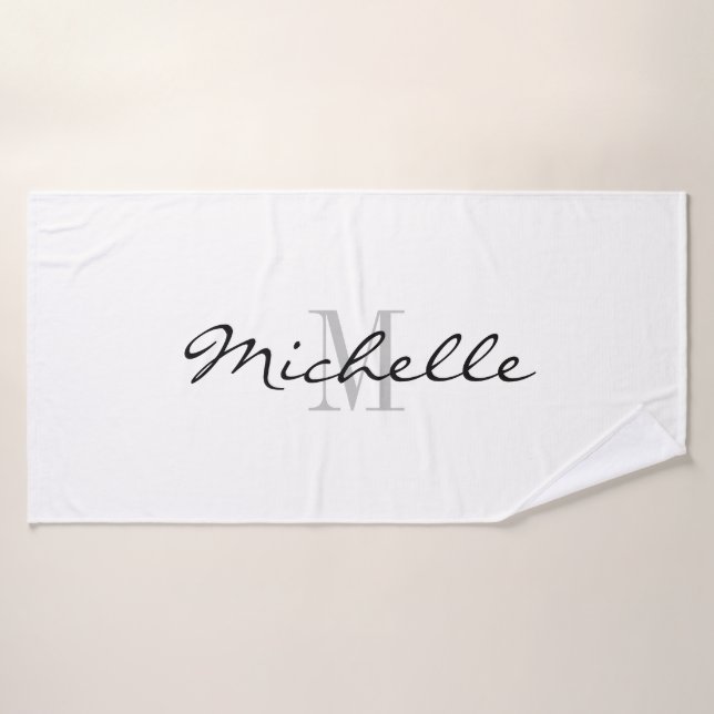 Grupo Monogrammed de toalha do banheiro (Toalha de Banho)
