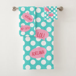 Grupo personalizado de toalha de banho de espuma