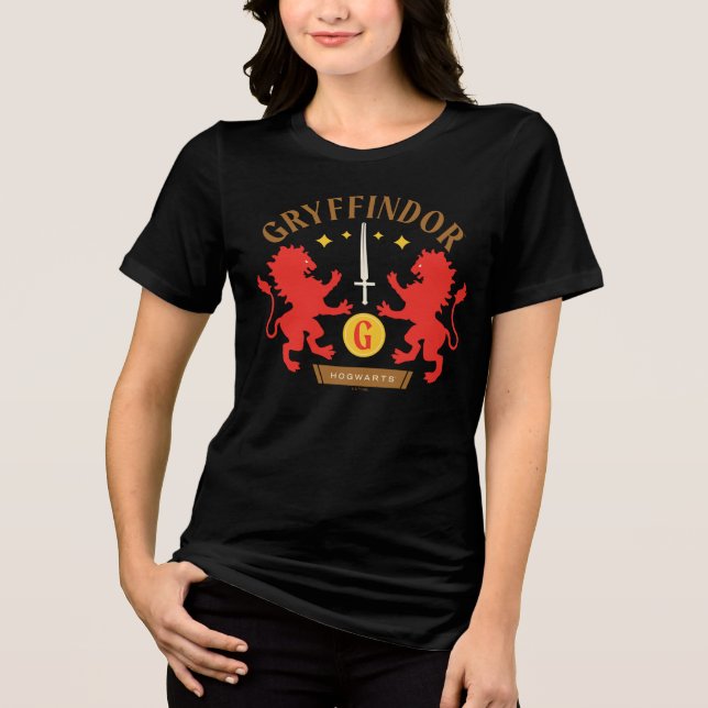 GRYFFINDOR™ Casa Espada Dupla Leão Gráfico (Frente)