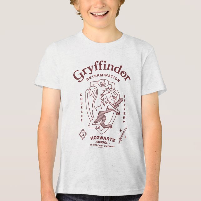 GRYFFINDOR™ Determinação Coragem Bravura Brasão (Frente)