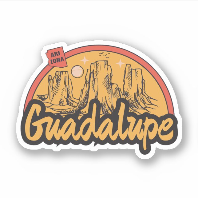 Guadalupe, Arizona  Adesivo (Frente)