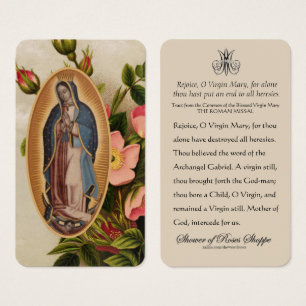 Guadalupe Mary Prayer Contra Heresias