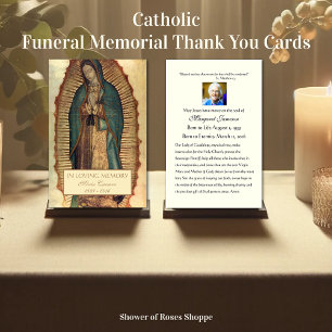 Guadalupe Virgem Maria Oração Funeral Santa