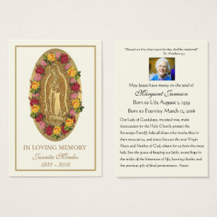 Guadalupe Virgem Maria Oração Funeral Santa