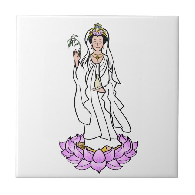 Guan Yin Bodhisattva no Lotus (Frente)