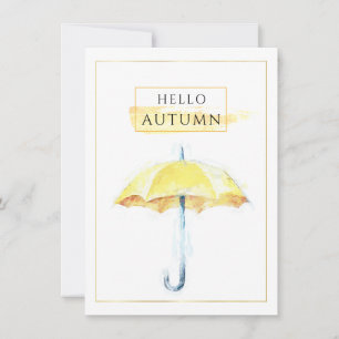 Guarda-chuva Artístico e Elegante de Outono Dourad