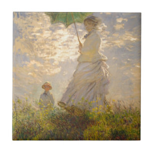 Guarda-chuva de //do passeio do La de Claude Monet