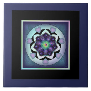 Guarda-chuva e corações roxos .7