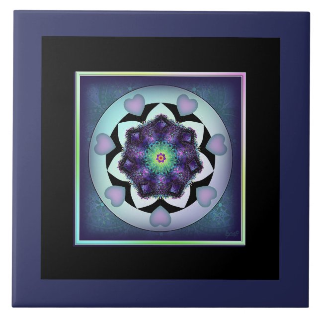 Guarda-chuva e corações roxos .7 (Frente)