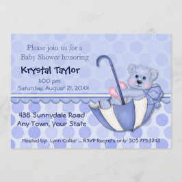 Guarda-chuvas Azul - Convite