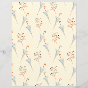 Guarda-chuvas e folhagem