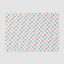 Guarda-chuvas no papel dos tecidos da chuva