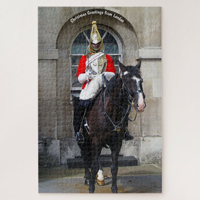 Guarda Real de Cavalos Londres. Quebra-cabeça (Vertical)