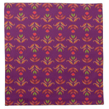 Arte Folclórica Elegante Russo e Bonito Borgonha