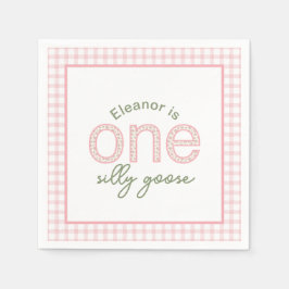 Guardanapo de aniversário personalizado "Um Bobo"