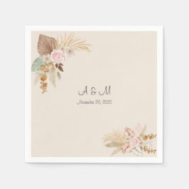 Guardanapo de casamento Boho