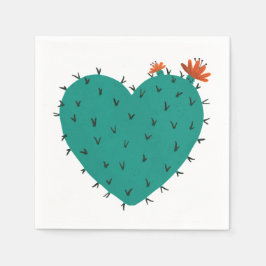 Guardanapo de Coração Suculento