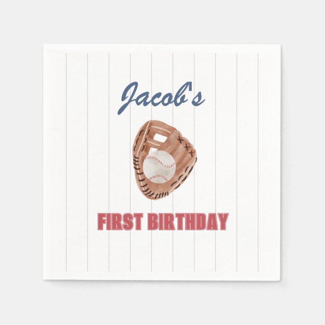 guardanapo de luvas de beisebol (Frente)