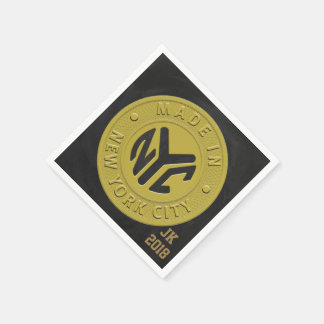 Guardanapo De Papel 06de 12 Token de Nova Iorque Themed Napkins