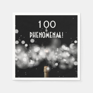 Guardanapo De Papel 100 e Phenomenal do Partido Champagne Napkins