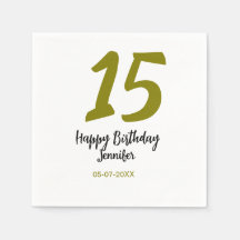 15 aniversário quiencenera adicionar data ano ouro