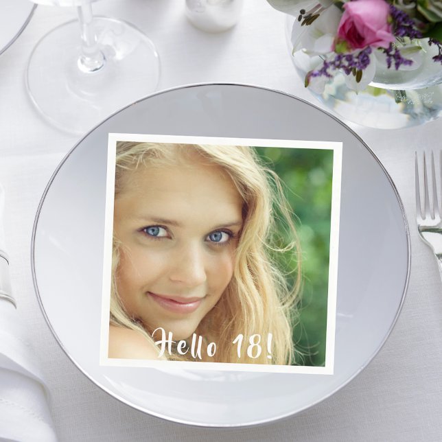 Guardanapo De Papel 18ª fotografia de festa de aniversário (Criador carregado)