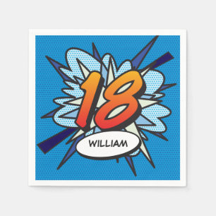 Guardanapo De Papel 18 Brincadeira de Aniversário - Livro de BD