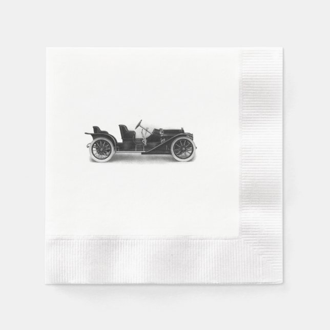 Guardanapo De Papel 1910 Roadster Classic Automóvel (Frente)