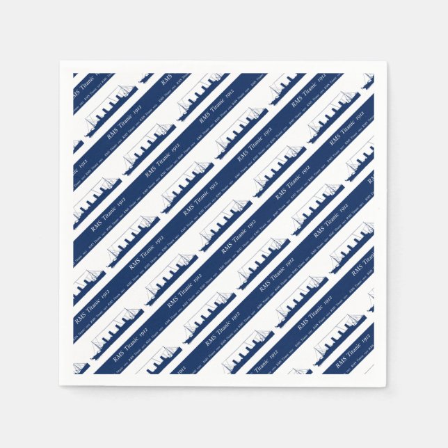 Guardanapo De Papel 1912 Titanic 3 (Frente)