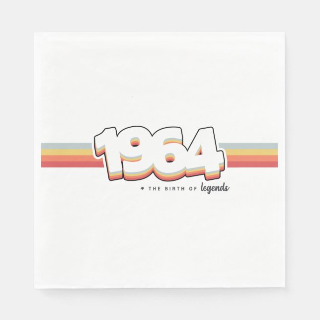 Guardanapo De Papel 1964 The birth of legends (Frente)