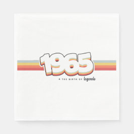 Guardanapo De Papel 1965 The birth of legends