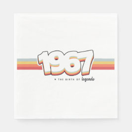 Guardanapo De Papel 1967 The birth of legends