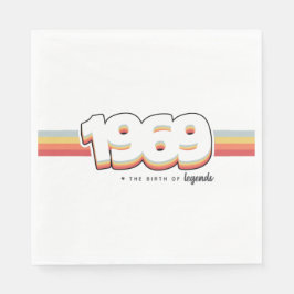 Guardanapo De Papel 1969 Nascimento de lendas