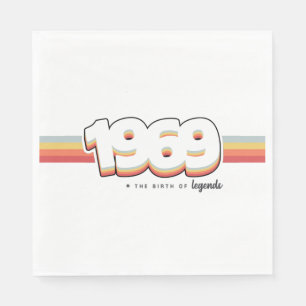 Guardanapo De Papel 1969 Nascimento de lendas
