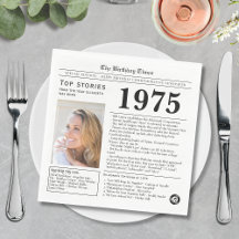 1975 Jornal de Aniversário de Trivia
