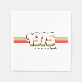 Guardanapo De Papel 1975 Nascimento de lendas