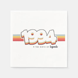 Guardanapo De Papel 1994 Nascimento de lendas