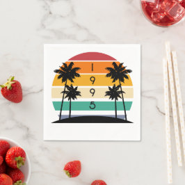 Guardanapo De Papel 1995, Imagem de Sunset com Faixa Retroativa