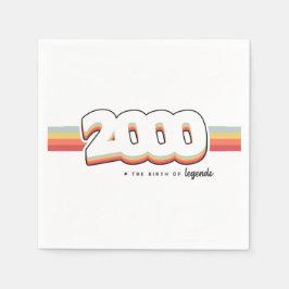 Guardanapo De Papel 2000 Nascimento de lendas