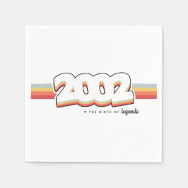 Guardanapo De Papel 2002 Nascimento de lendas