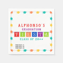 Guardanapo De Papel 2024 Fatos Coloridos Do Fato De Graduação Da Fiest