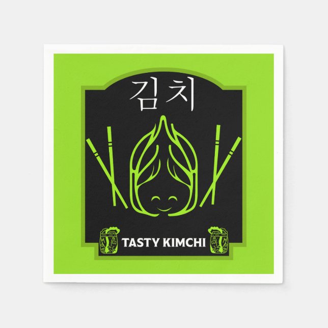 Guardanapo De Papel 22 de novembro - Dia Internacional de Kimchi (Frente)