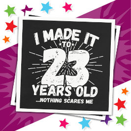 Guardanapo De Papel 23 Anos De Idade Sarcástica Meme Engraçado 23 Anos