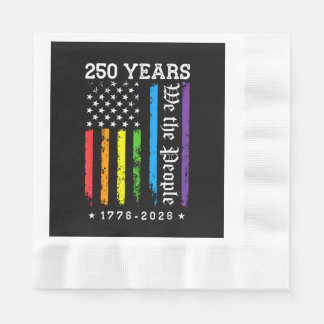 Guardanapo De Papel 250 Anos de Aniversário de 250 anos EUA LGBT Pr