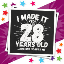 28 anos Sarcastic Meme Engraçado 28. Aniversário