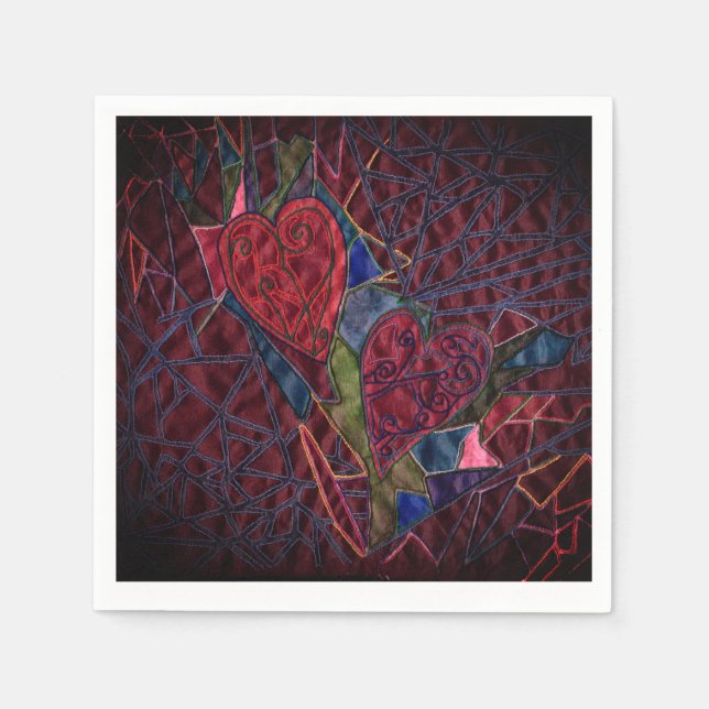 Guardanapo De Papel 2 corações (Frente)