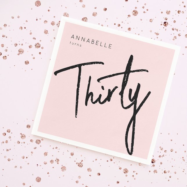 Guardanapo De Papel 30 moderna 330ª festa de aniversário (Criador carregado)