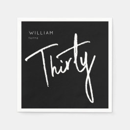 Guardanapo De Papel 30 Moderno 330 festa de aniversário Napkin
