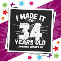 34 anos Sarcástico Meme Engraçado 34 anos aniversá